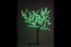 Дерево светодиодное CBL-1.9-972 LED вишня H:1,9m D1,5 м., зеленое