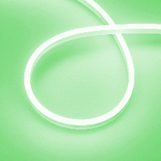 Светодиодная лента герметичная AURORA-PS-A120-12x6mm 24V Green (10 W/m, IP65, 2835, 5m) (Arlight, -)