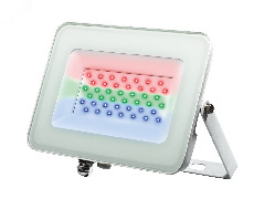 Прожектор светодиодный PFL RGB 30w WH, 5012103