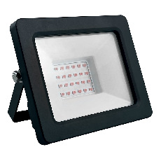 фото Прожектор светодиодный, 2835SMD, 30W красный AC220V/50Hz IP65, в черном компактном корпусе, LL-903