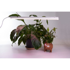Светодиодный светильник для растений 9W, пластик, полный спектр, с сетевым и соединительным шнуром в комплекте, AL7002