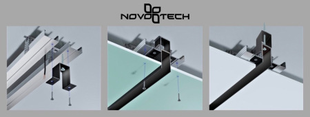Шинопровод для монтажа в натяжной потолок 2м Novotech Flum 135130