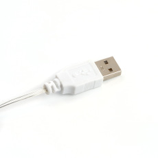 Гирлянда линейная Feron CL575 Роса, статичная, 5м USB 2700K , прозрачный шнур