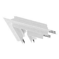 Угол-соединитель 45° Gravity встраиваемый белый TRA010CLS-42W