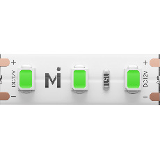 Светодиодная лента Base 12В 2835 9,6Вт/м Green 5м IP 20 201172