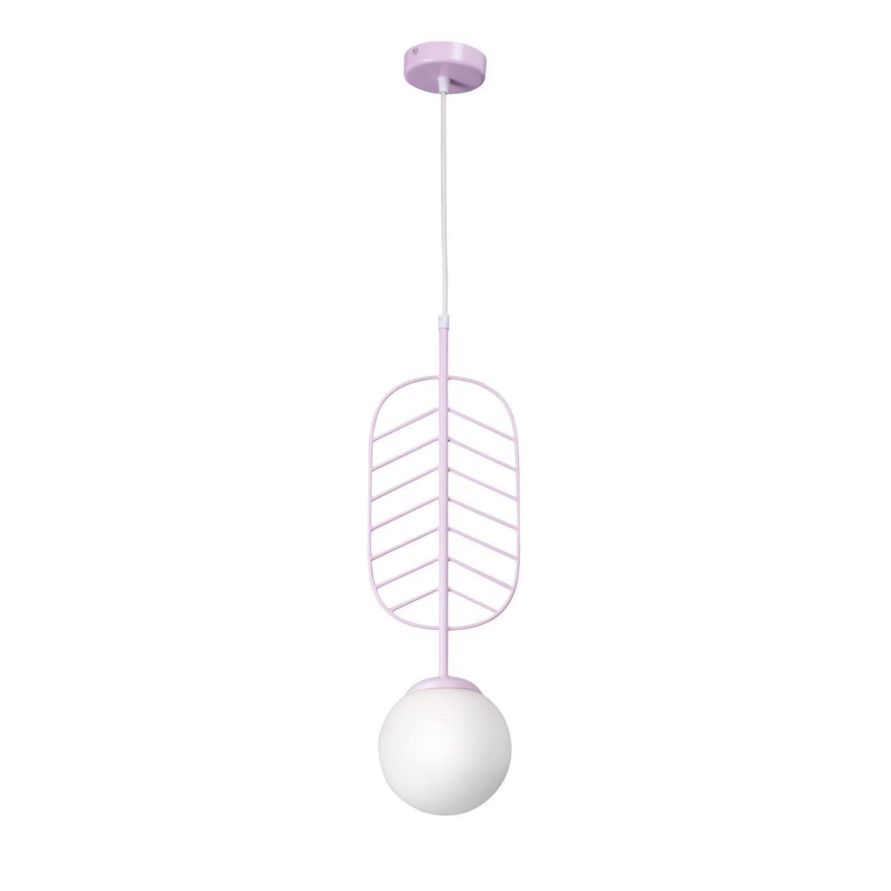 Подвесной светильник Vitaluce V2985-4/1S детский комплекс трио 1 дуб молочный розовый