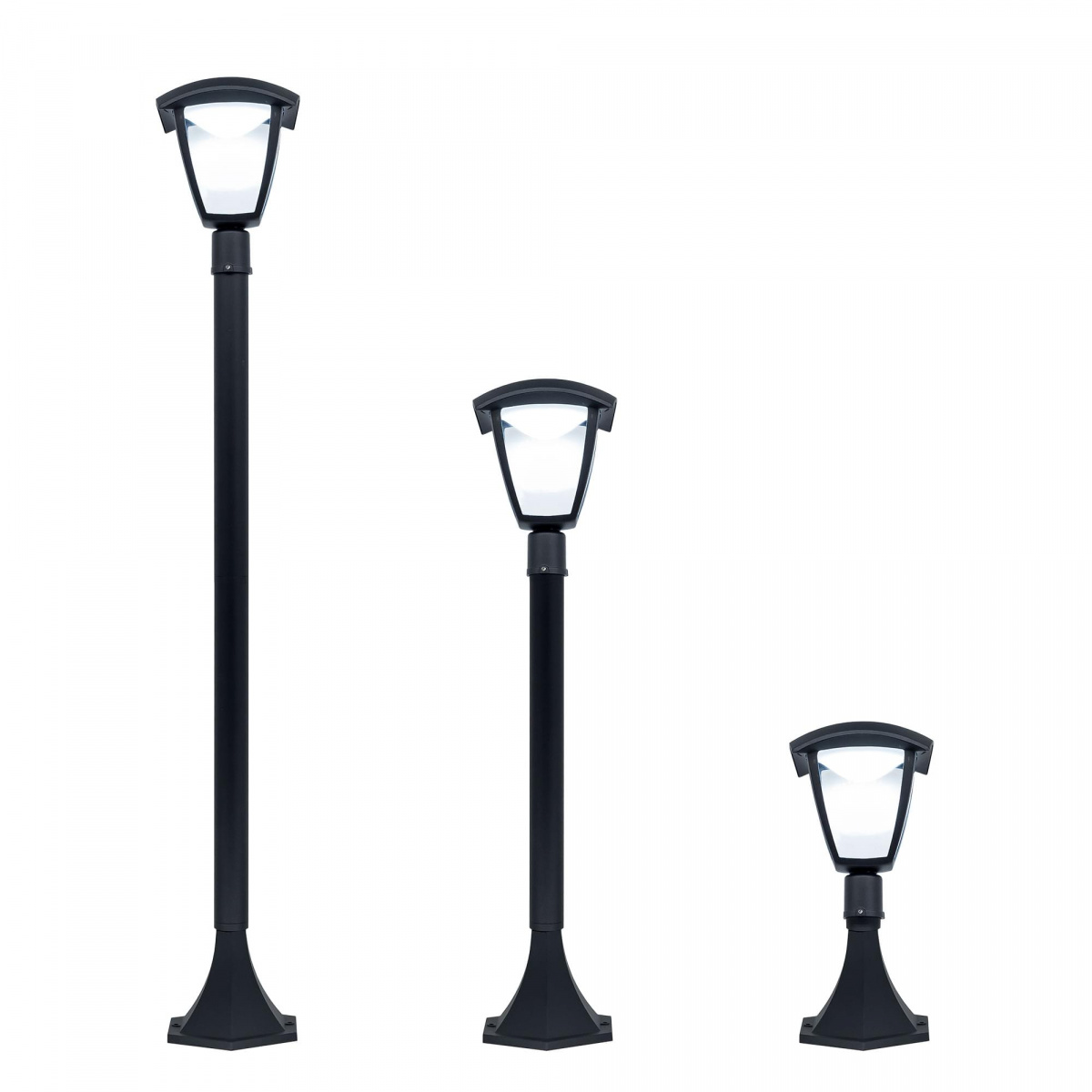 Уличный светодиодный светильник Citilux CLU04B столб уличный классика 32 5 см чёрный