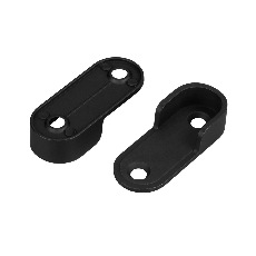 Держатель настенный WARDROBE-1530 BLACK (Arlight, Металл)