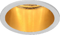 Светильник встраиваемый Feron DL6003 потолочный MR16 G5.3 белый, золото