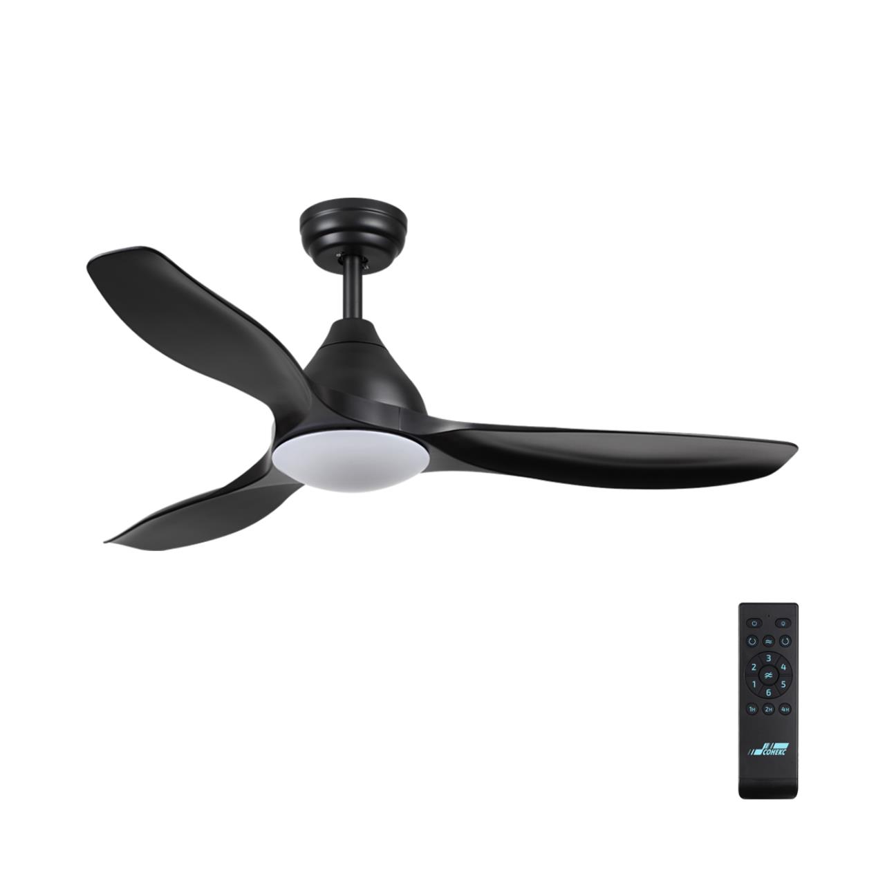 770124L VIVA LED SN 186 Люстра-вентилятор черный LED 24Вт 3000-6000K D1220 пульт ДУ STORM 21835₽