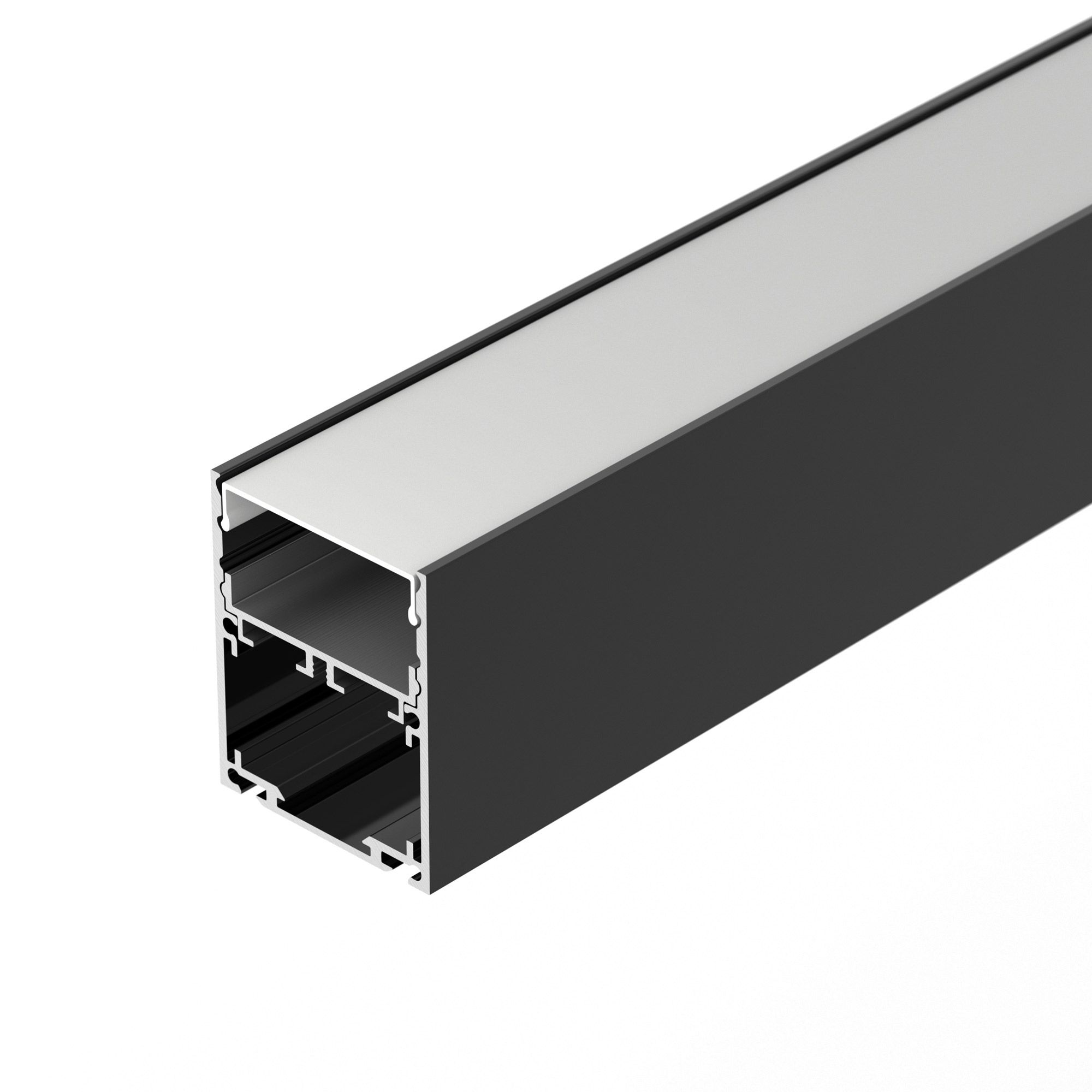 Профиль SL-LINE-4050-3L-2000 ANOD BLACK (Arlight, Алюминий) соединитель профиля sl line s2 line seamless arlight металл