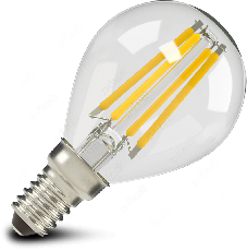 Светодиодная лампа филамент E14 FL P45 4W 220V, 47635