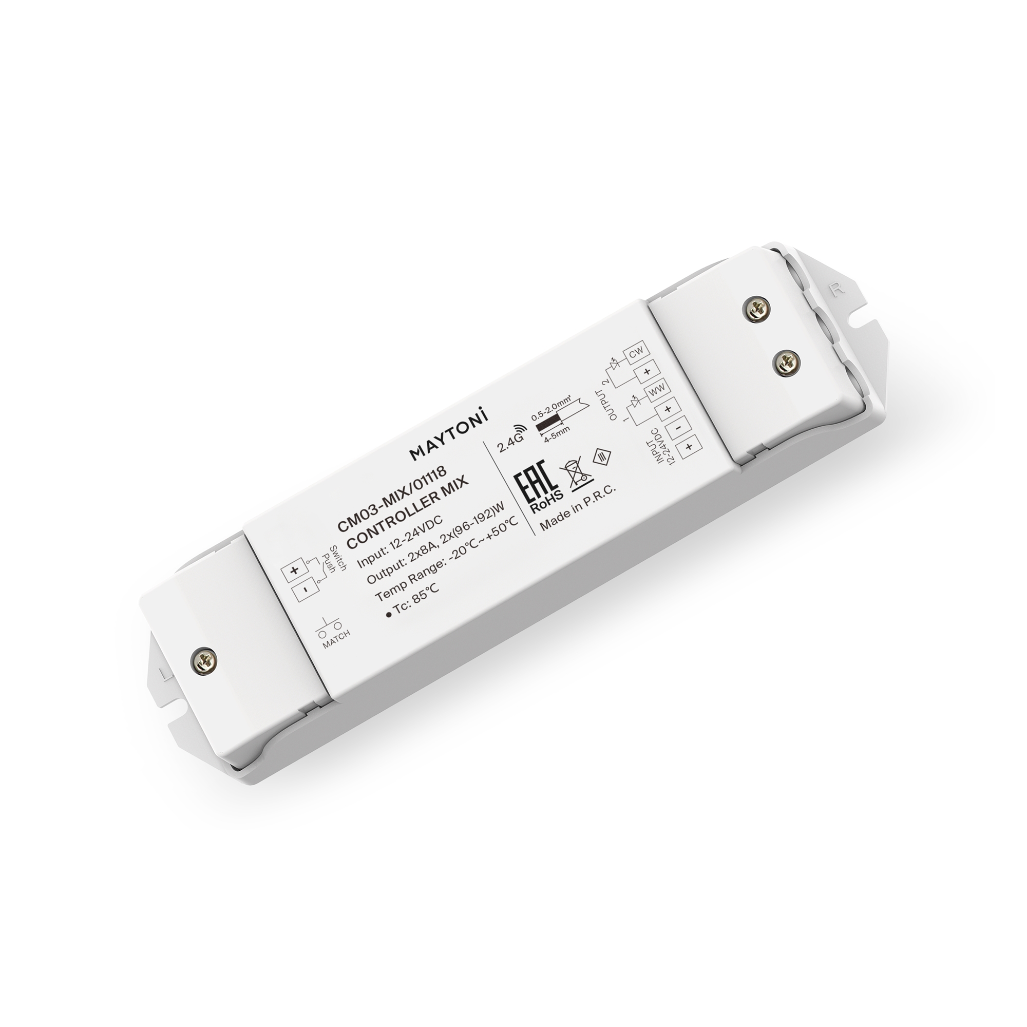 Контроллер для светодиодной ленты MIX 192Вт/384Вт 01118 контроллер для ленты rf rgb s 18a wh1