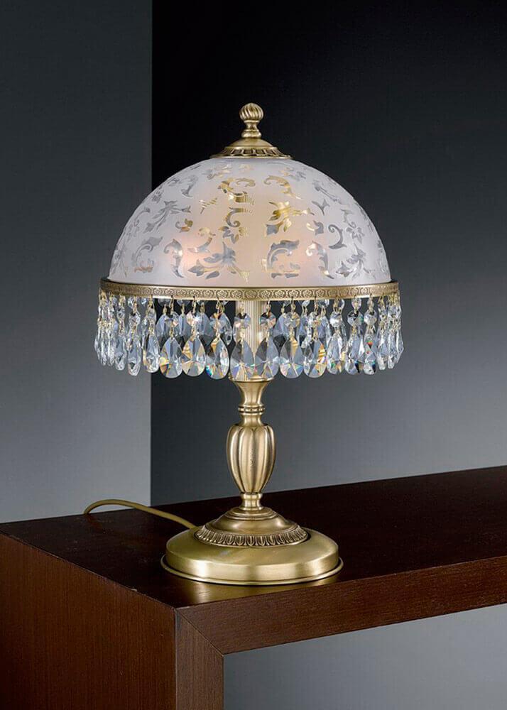 Настольная лампа Reccagni Angelo P.6200 M, цвет бронза