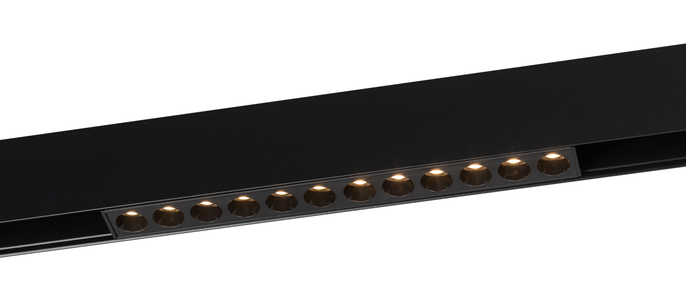 Магнитный трековый светильник ЭРА TRM20-3-22-12W3K-B для системы NOVA 48V 12Вт 3000К направленный свет черный встраиваемый светильник onda 3000k 12вт 120° dl024 12w3k b