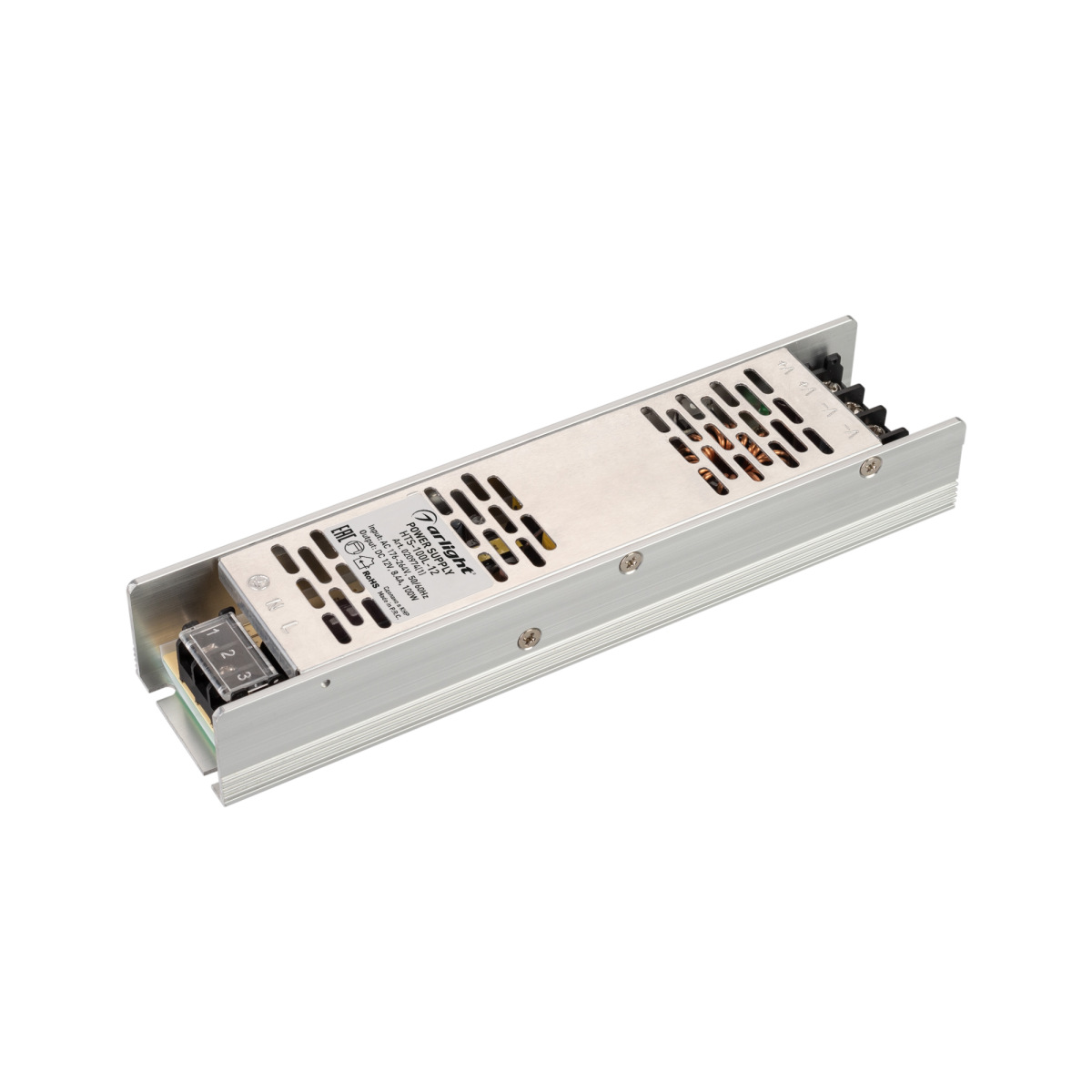 Блок питания HTS-100L-12 (12V, 8.4A, 100W) (Arlight, IP20 Сетка, 3 года) фильтр сетчатый mag orient hc r33 bk arlight металл