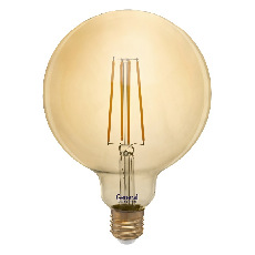 Светодиодная лампа GLDEN-G125S-10-230-E27-2700 Золотая
