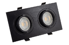 Точечный встраиваемый светильник Denkirs DK3022-BK