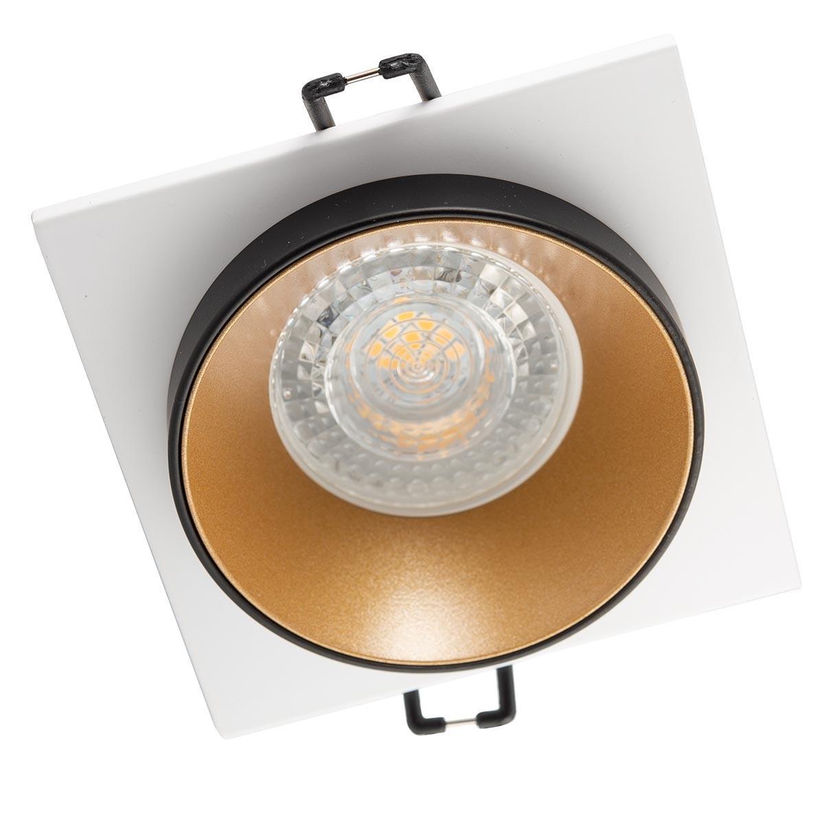 Встраиваемый светильник Denkirs DK2402-GD мормышка столбик чёрный красный глаз тетро куб золотой вес 0 9 г