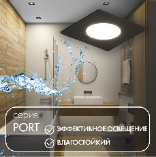 Влагозащищенный светильник Denkirs DK3102-BK