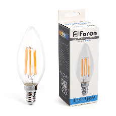 Лампа светодиодная Feron LB-717 Свеча E14 15W 6400K