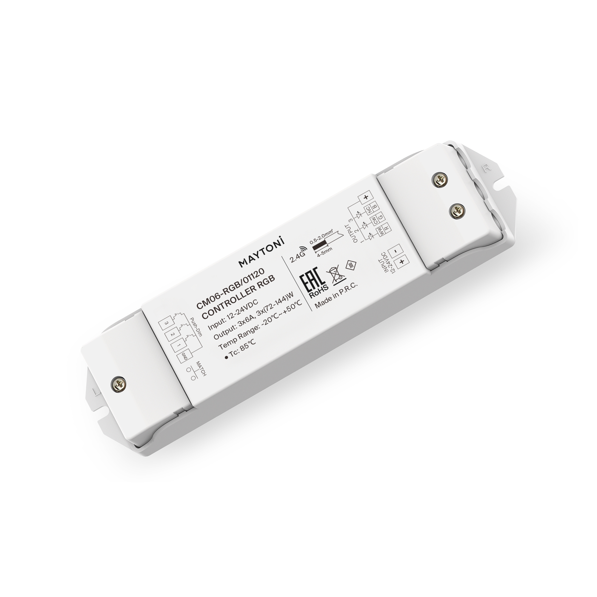 Контроллер для светодиодной ленты RGB 216Вт/432Вт 01120 контроллер для ленты rf rgb s5 18a