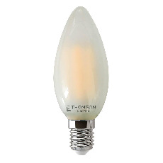 Лампа светодиодная филаментная Thomson E14 7W 4500K свеча матовая TH-B2136