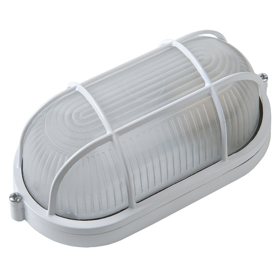 Светильник ЖКХ НПБНПП Е27 General GCF-O-E27-60-IP65 437726 матовый белый с решеткой 707₽