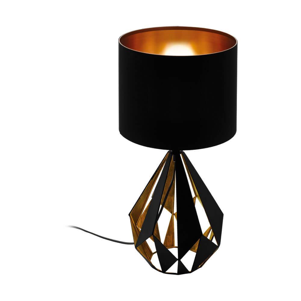 Настольная лампа Eglo Carlton 43077 декоративная планка арабеска длина 200 см ширина 7 см серебро чёрный