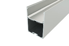 Профиль для светодиодной ленты накладной алюминиевый LC-LP-5050-2 Anod