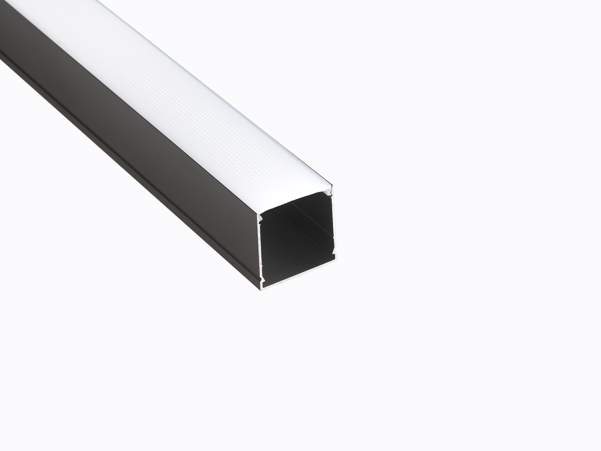 Профиль накладной LEDS POWER СПН3030 алюм черный с призмрассеивателем 2м 008509 1360₽