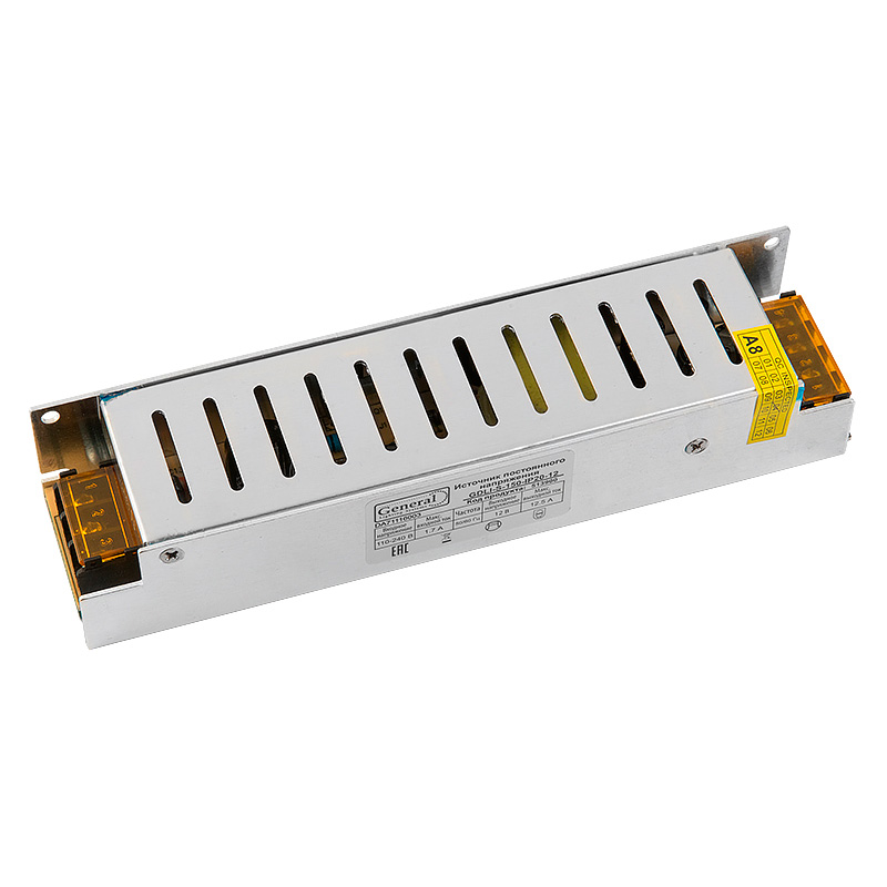 Блок питания GDLI-S-150-IP20-12 импульсный блок питания apeyron electrics для светодиодной ленты 24 в 36 вт ip20