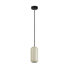 5060/1G PENDANT ODL24 449 цвет слонов.кости/черный/металл Подвес GU10 LED 4W COCOON