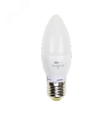 Лампа светодиодная PLED-ECO-C37 5w E27 4000K