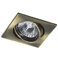 Светильник точечный встраиваемый декоративный под заменяемые галогенные или LED лампы Lega 16 011941