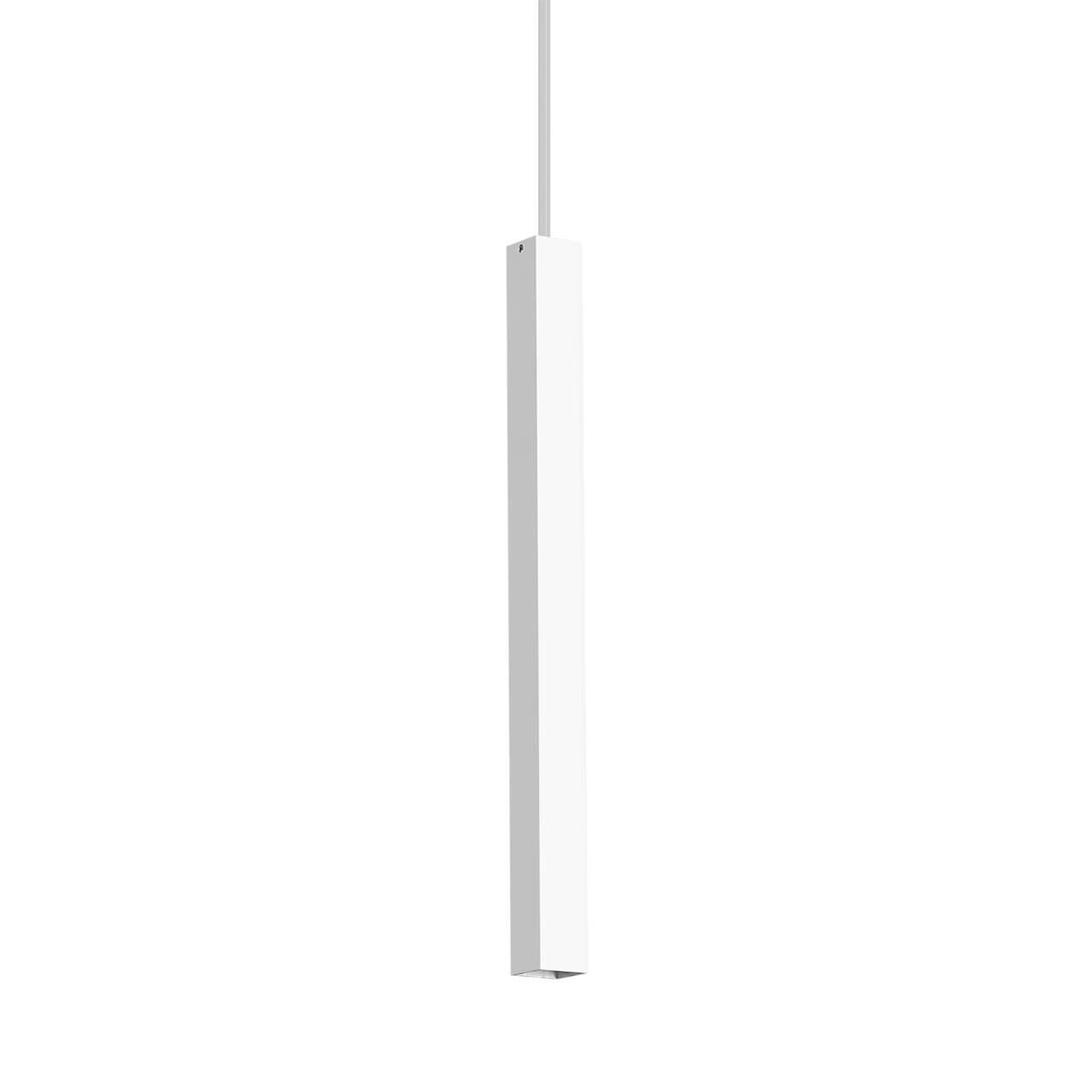 Подвесной светодиодный светильник Ideal Lux Ultrathin D040 Square Bianco 194189 заглушка sl line 2011m square с отверстием arlight пластик