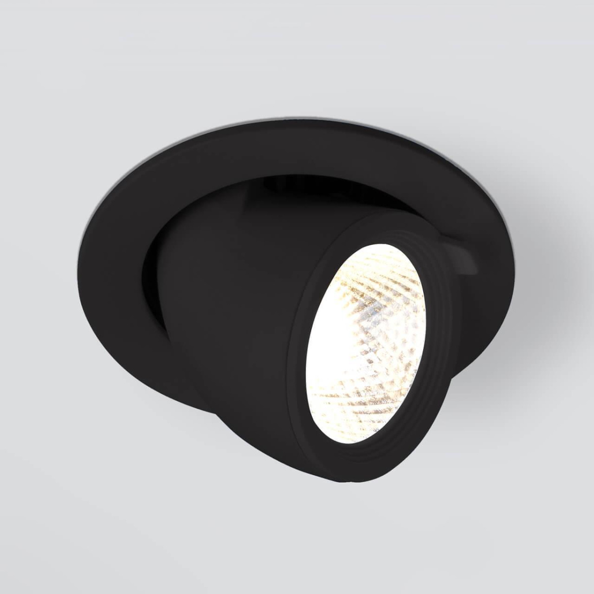 Встраиваемый светодиодный светильник Elektrostandard 9918 LED 9W 4200K черный 4690389162428 встраиваемая варочная панель комбинированная bertazzoni p755cprone черный