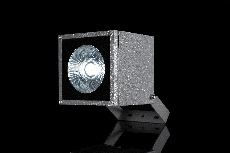Архитектурный точечный фасадный светодиодный прожектор Гранит125 S-COB 24-CW