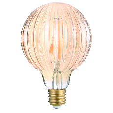 Лампа светодиодная GLS Золотая полоса GLDEN-G95S-GR-8-230-E27-2700, золотая, E27, 2700 К, 661400