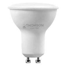 Лампа светодиодная Thomson GU10 8W 6500K полусфера матовая TH-B2327