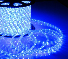 LED-DL-2W-100M-1M-24V-B Светодиодный дюралайт фиксинг, синий, 13мм, 24V, кратность 1м. Neo-Neon