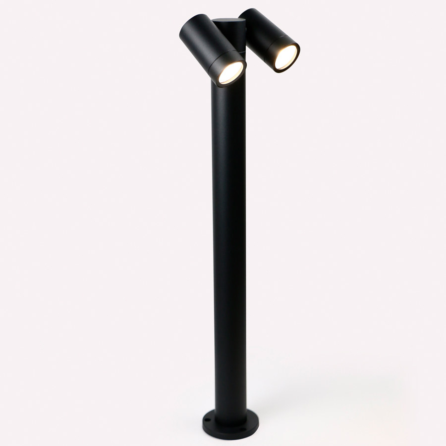 Садово-парковый светильник General GPF-2MR16-GU10-R-IP65 Черный Средний Люмикс 6516₽