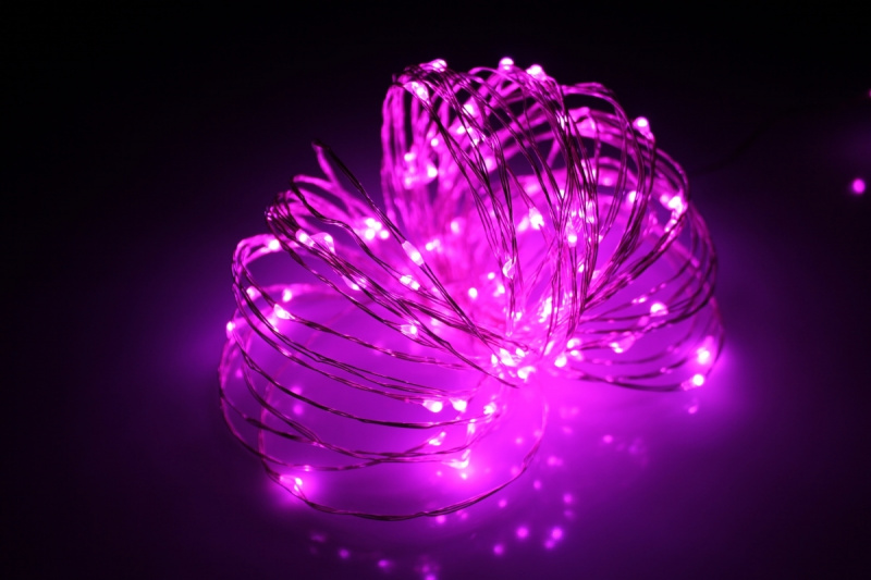 

LED-DD-100-10M-12V-PINK, LED Роса 10м, розовая, 01012