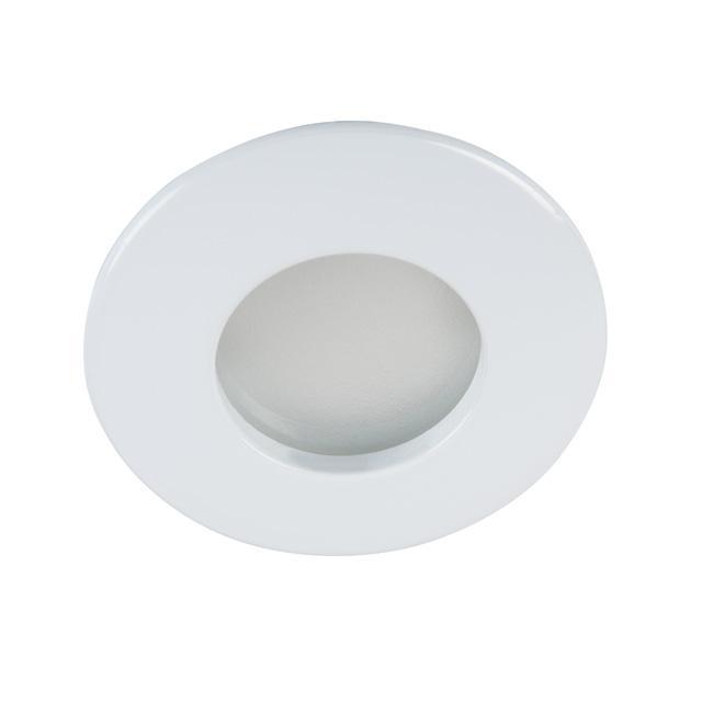 Точечный светильник Kanlux QULES AC O-W 26303 светильник точечный светодиодный встраиваемый gauss frameless квадратный под отверстие 71x71мм 3 75 м² белый свет белый
