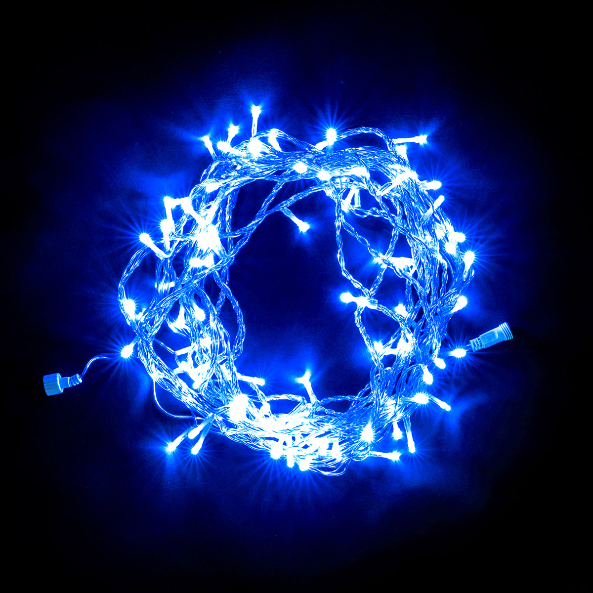 

Гирлянда Нить 10м Синяя 24В, 100 LED, Провод Прозрачный ПВХ, IP54, PST100-10-1B
