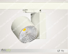 Трековый светодиодный светильник 220 Вольт, 28 Ватт, IP20, FLED-TL 062-28-5000К
