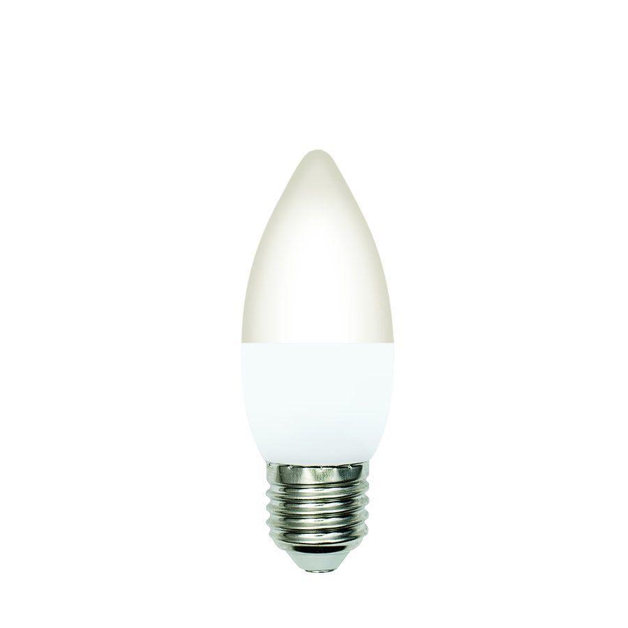 

Лампа светодиодная Volpe E27 6W 3000K матовая LED-C37-6W/3000K/E27/FR/SLS UL-00008788, LED-C37-6W/3000K/E27/FR/SLS