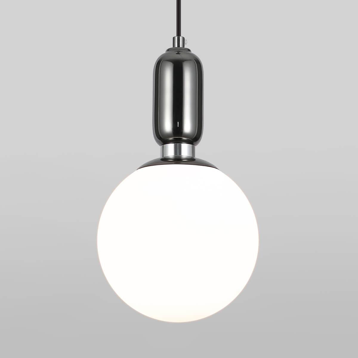 Подвесной светильник Eurosvet Bubble 50197/1 черный жемчуг сэндвичница zelmer zsm7861 чёрный кремовый