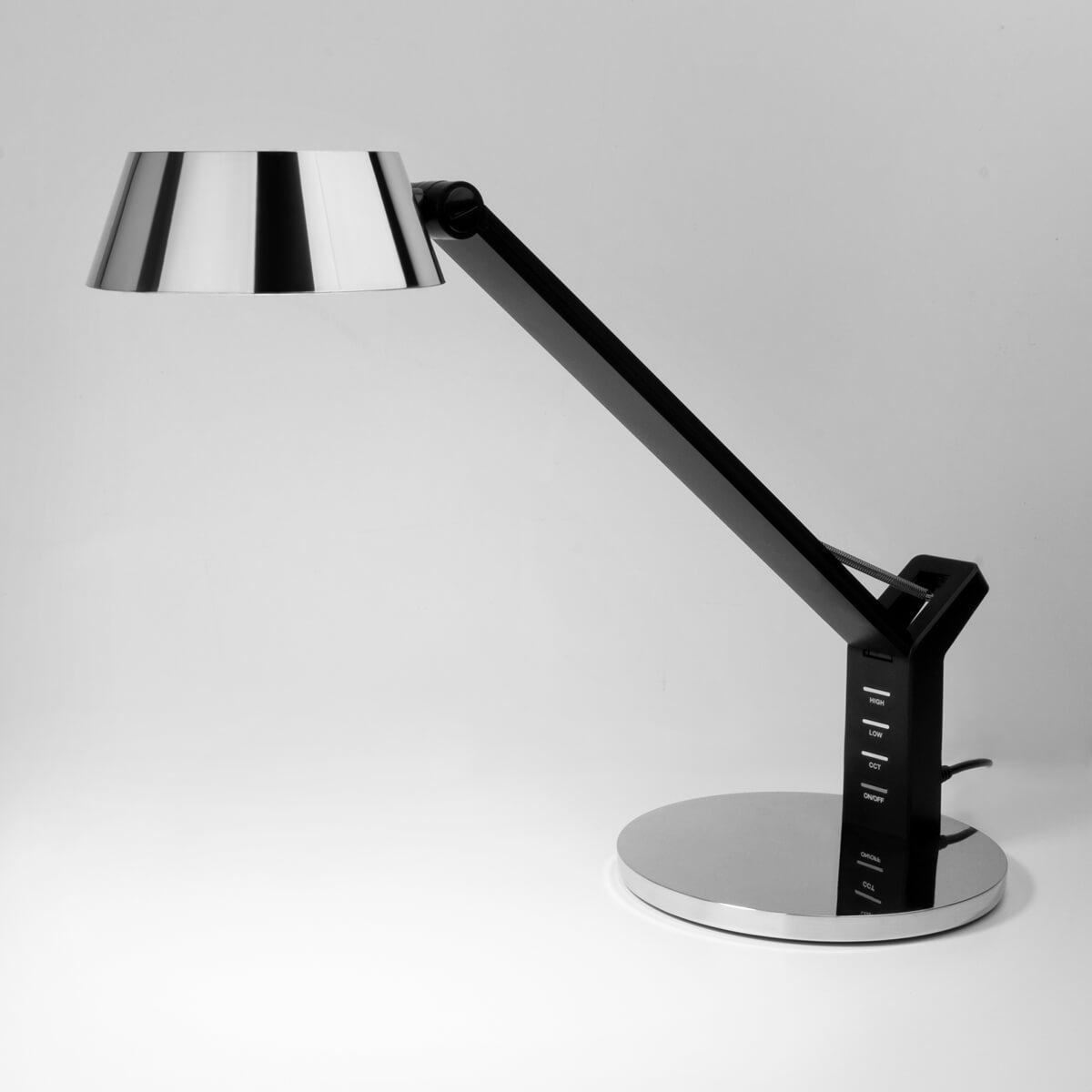 Настольная лампа Eurosvet Slink 80426/1 черный/серебро планка для карниза вензель высота 7 см длина 25 м серебро светло серый
