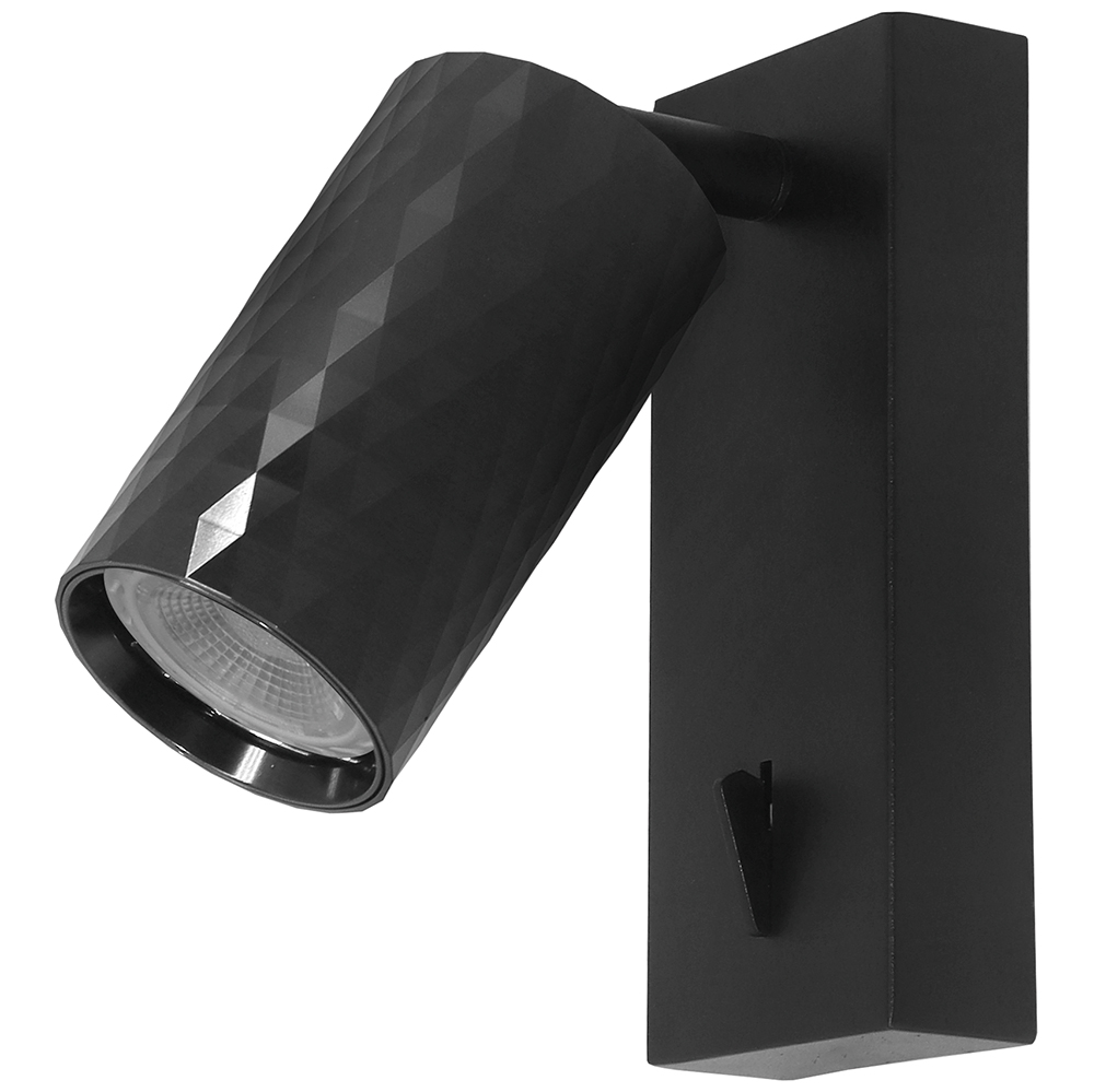 Светильник Feron ML1880 PRISM 35W, 230V, GU10, чёрный опора для раковины напольная март ferro 50 см чёрный